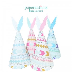 Little Indians Cone Hats